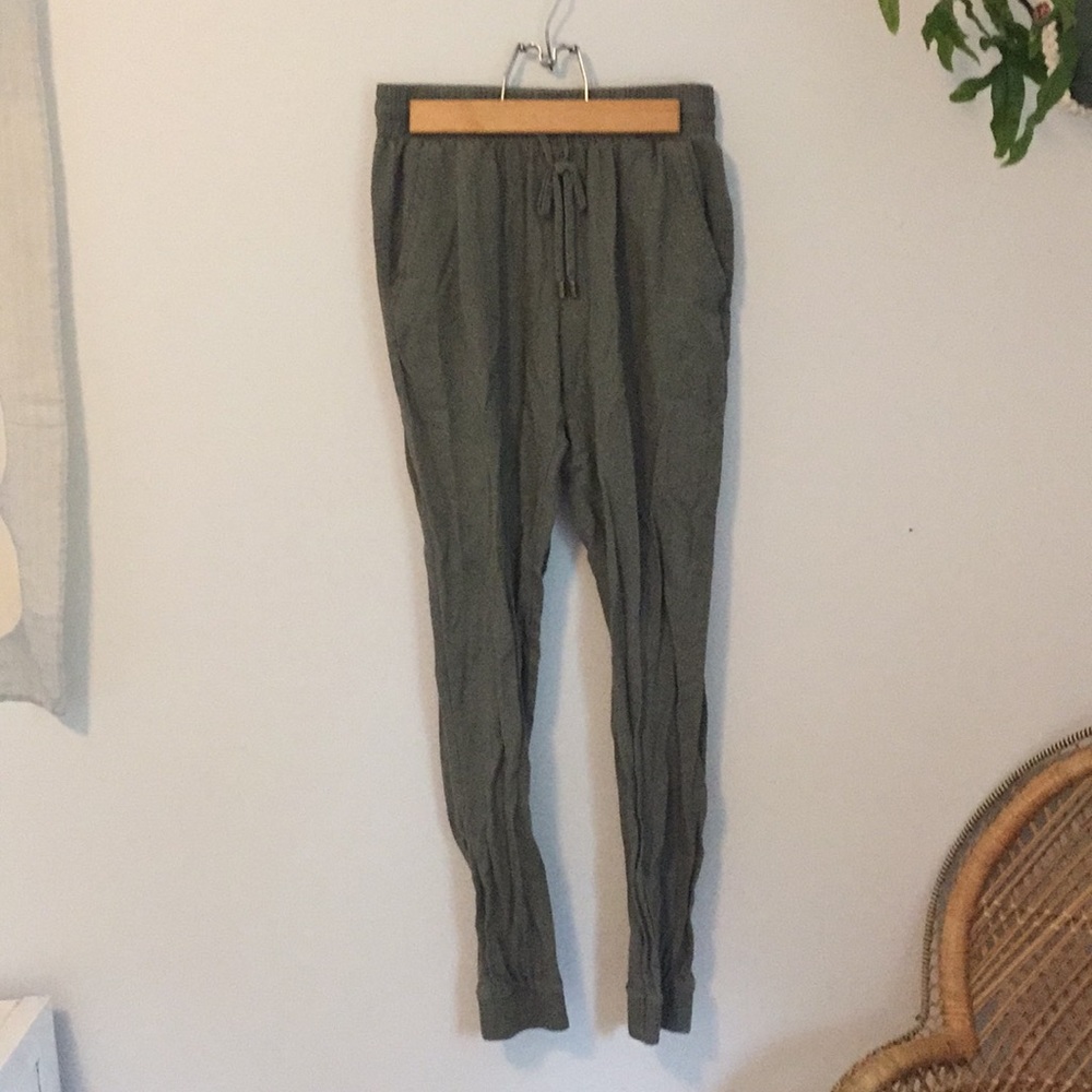 Comfy Linen/Rayon Joggers